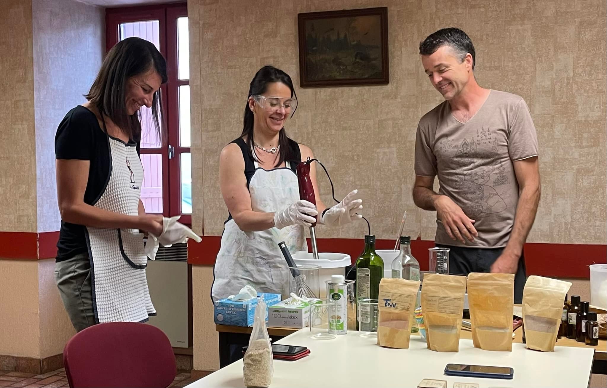 Atelier saponification animé par Les Savons de Pi